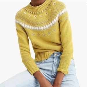 J Crew fair isle sweater